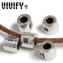 VIVIFY(ヴィヴィファイ)(ビビファイ)Solid Silver Beads /Small Cylinder【VIVIFY ビーズ ペンダントヘッド】【VFO-124bp】【オーダーメイド ハンドメイド 受注生産】【キャンセル不可】