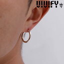 ビビファイ ピアス メンズ VIVIFY(ヴィヴィファイ)(ビビファイ)k18gold post Hoop pierce （2.5mm body）【VIVIFY ピアス】【VFP-282】【メンズ レディース 】【オーダーメイド ハンドメイド 受注生産】【キャンセル不可】