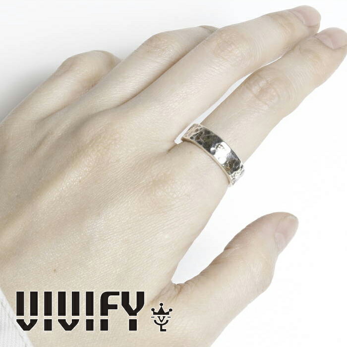 VIVIFY(ե)(ӥӥե)Back Hallmarks Ring/Hammered finish/MiddleVIVIF...