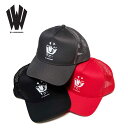 W + by VIRGOwearworks (ヴァルゴウェアワークス) Face logo Mesh cap【メッシュキャップ】【W-GD-009】【2025 ...