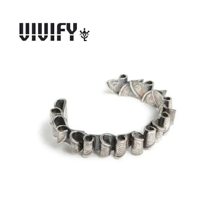 其它 - VIVIFY(ヴィヴィファイ)(ビビファイ)50 Sen Coins Half-Coin Wave Bangle【バングル】【VFB-222】【オーダーメイド ハンドメイド 受注生産】【キャンセル不可】