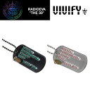 VIVIFY x RADIO EVANERV Dog Tag【エヴァンゲリオン 公式アクセサリー evangelion】【受注生産 オーダーメイド】【VRE-C003a-b】【キャンセル不可】【vivify ネックレス】
