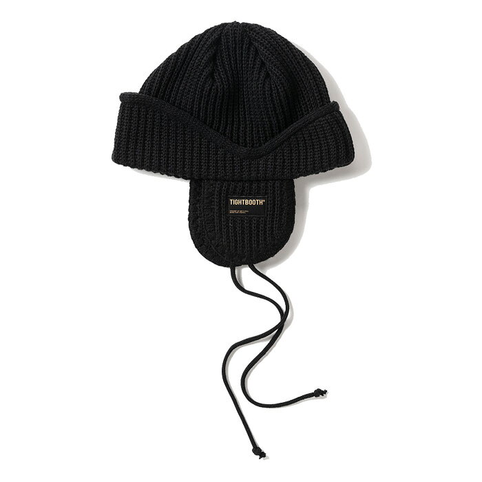 ●新品　TIGHTBOOTH TAG BEANIE　黒　ニットキャップ TIGHTBOOTH（タイトブース）TAG BEANIE - birnest