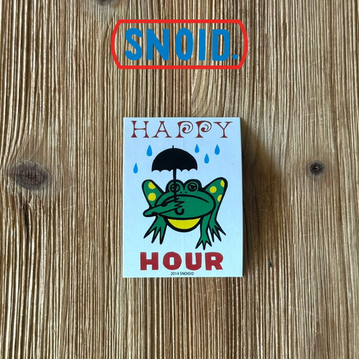 Rakuten - SNOID(スノイド)HAPPY HOUR STICKER 【ステッカー】【RAT HOLE STUDIO】
