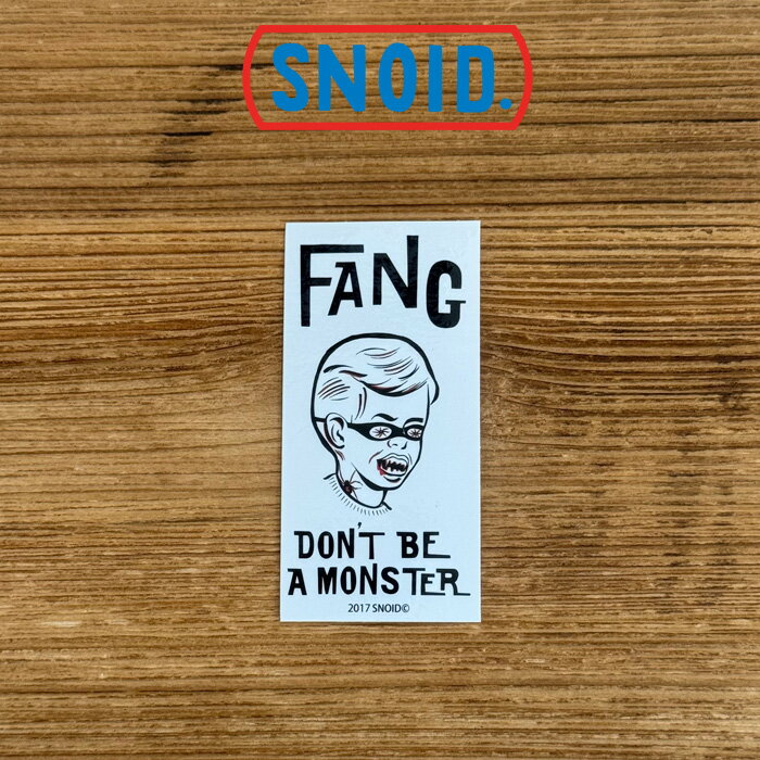 樂天商城 - SNOID(スノイド)FANG STICKER 【ステッカー】【RAT HOLE STUDIO】