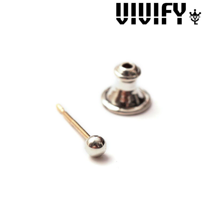 VIVIFY(ヴィヴィファイ)(ビビファイ)K18goldpost Dot Pierce (S)【オーダーメイド 受注生産】【キャンセル不可】【VIVIFY ピアス】【VFP-236】