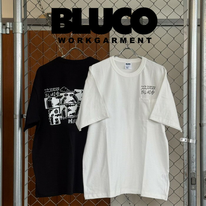 乐天商城 - BLUCO (ブルコ)ドライコットン ポケットTシャツ -ARTWORK BY DISKAH-【Tシャツ 半袖】【161-22-021】【2026　SPRING COLLECTION】【お取り寄せ キャンセル不可】