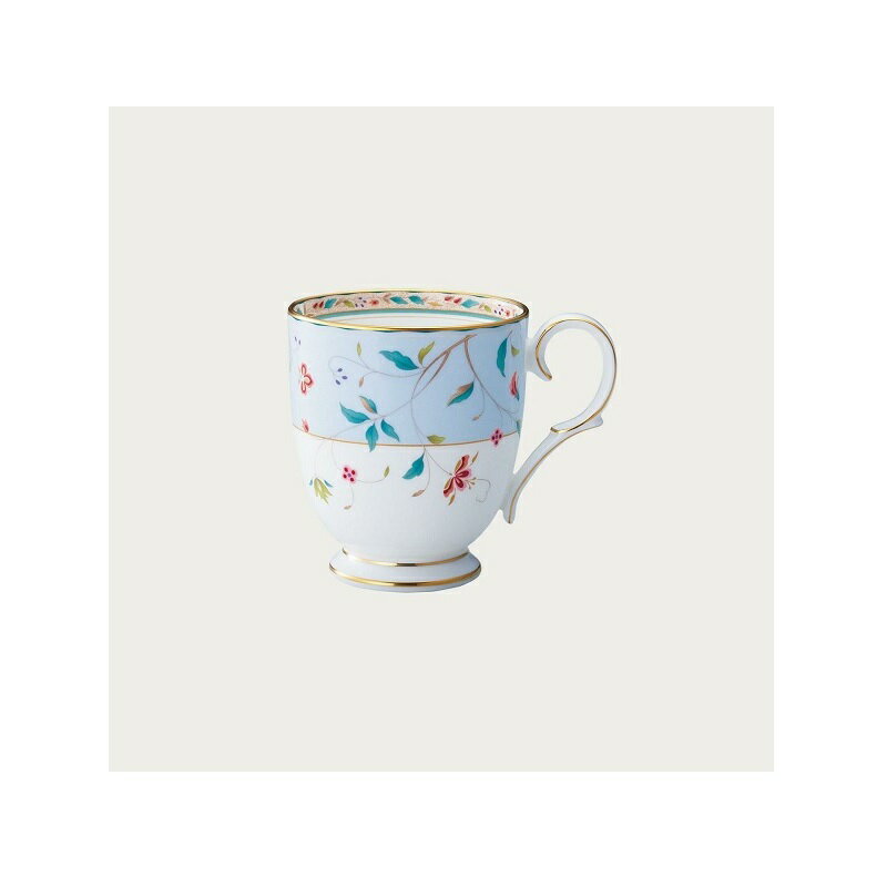 【Noritake（ノリタケ）】花更紗（はなさらさ） 　マグ(ブルー)
