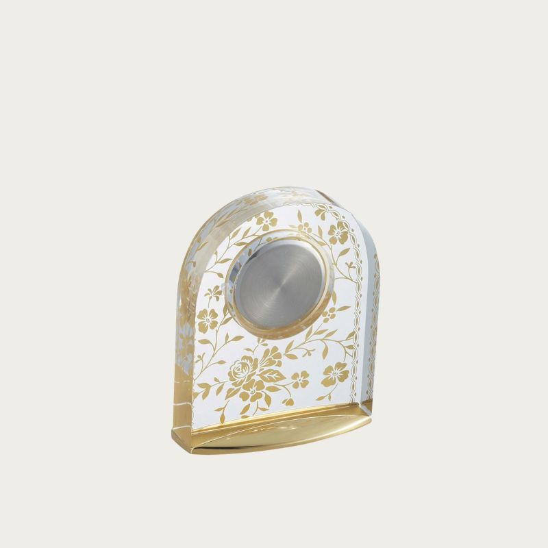【Noritake(ノリタケ)】[メゾンコレクション] ローズゴールド 置時計 (ドーム型) [3]