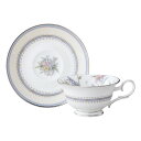 【Noritake(ノリタケ)】(ジャルダン フルーリ) ティー・コーヒー碗皿