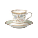 【Noritake(ノリタケ)】(ヨシノ) アメリカン碗皿 (グリーン)
