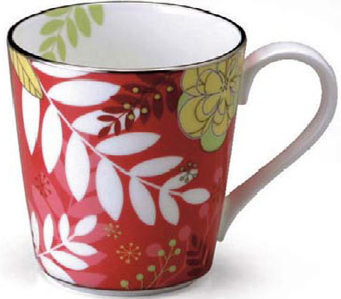 【NARUMI（ナルミ）フローラルパラダイス】 マグ（ピンク）