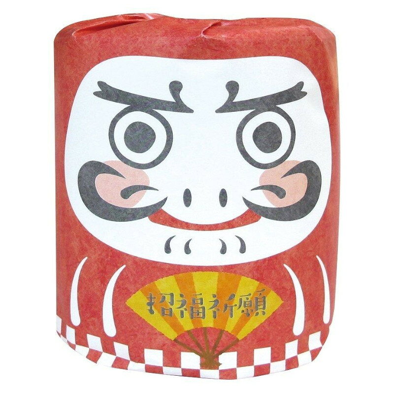 樂天商城 - 【代引不可】 開運トイレットペーパー （招福ダルマ） 【ご注文単位100個】