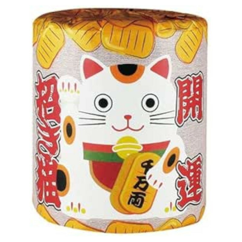 Rakuten - 【代引不可】 開運トイレットペーパー （開運招き猫） 【ご注文単位100個】