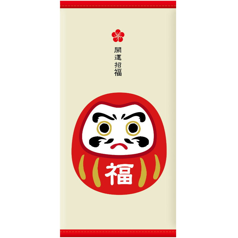 【代引不可】縁起財布　だるま　【ご注文単位50個】