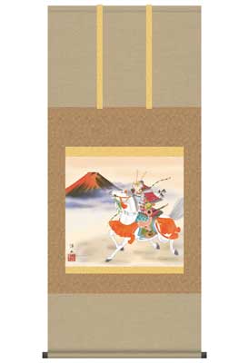 ※メーカー直送のため商品代引きはご利用できません。 ●商品サイズ／幅54．5×高さ125cm ●材質／本紙：新絹本・軸先：陶器 ●桐箱畳紙収納 ●表装品質十年間保証付き　　　★☆★　掛け軸のご注文についてのご注意　★☆★ ● 掛け軸は全品、...