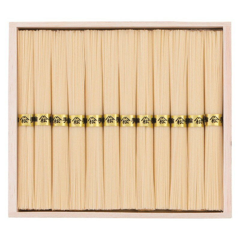 手延べ三輪の白髭　細麺(レシピ集付)　　K8464-805　5月～8月のご発送になります。