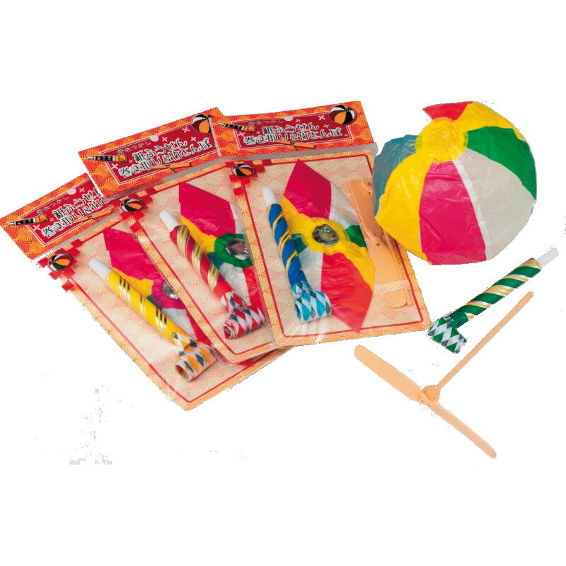 【代引不可】　紙ふうせん巻取り＆竹とんぼ　　【ご注文単位12個】 　1820-11