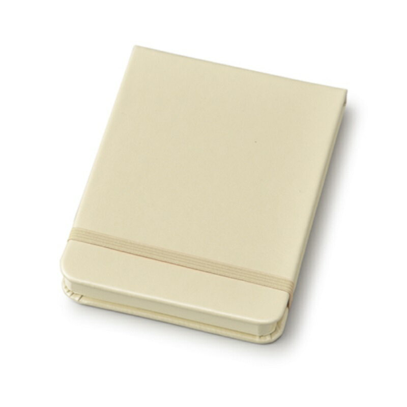 【代引不可】 ハードカバーメモ A6 (ベージュ) ST050