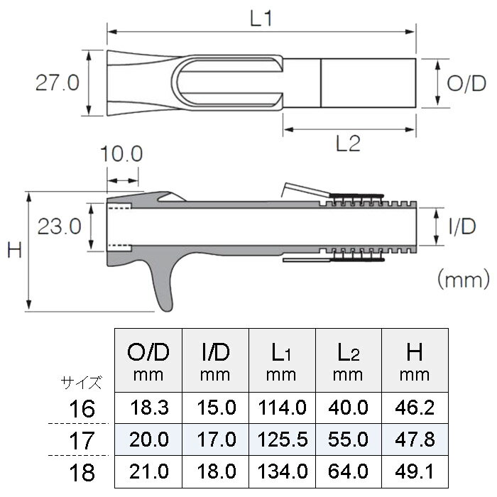 TCSSD17CC 内径17.0mm パイプシート TCS スタンダートトリガーシート ツヤ消しシルバー ベイト用 富士工業 Fuji フジ 塗装なしブラック仕上げ ショートフードナット リールシート グリップ 釣り フィッシング ロッドビルディング 2