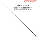 【受注生産】basilisk バジリスク gch-730hf-ti バスロッド グラスロッド ヘビー ファースト クランクベイト 7ft3inch 220.1cm 1pc ロッド 巻物 ベイトロッド ビッグベイト ベイト スイムジグ グラスコンポジット スピナーベイト バス トップウォーター クランク 釣竿 釣り竿