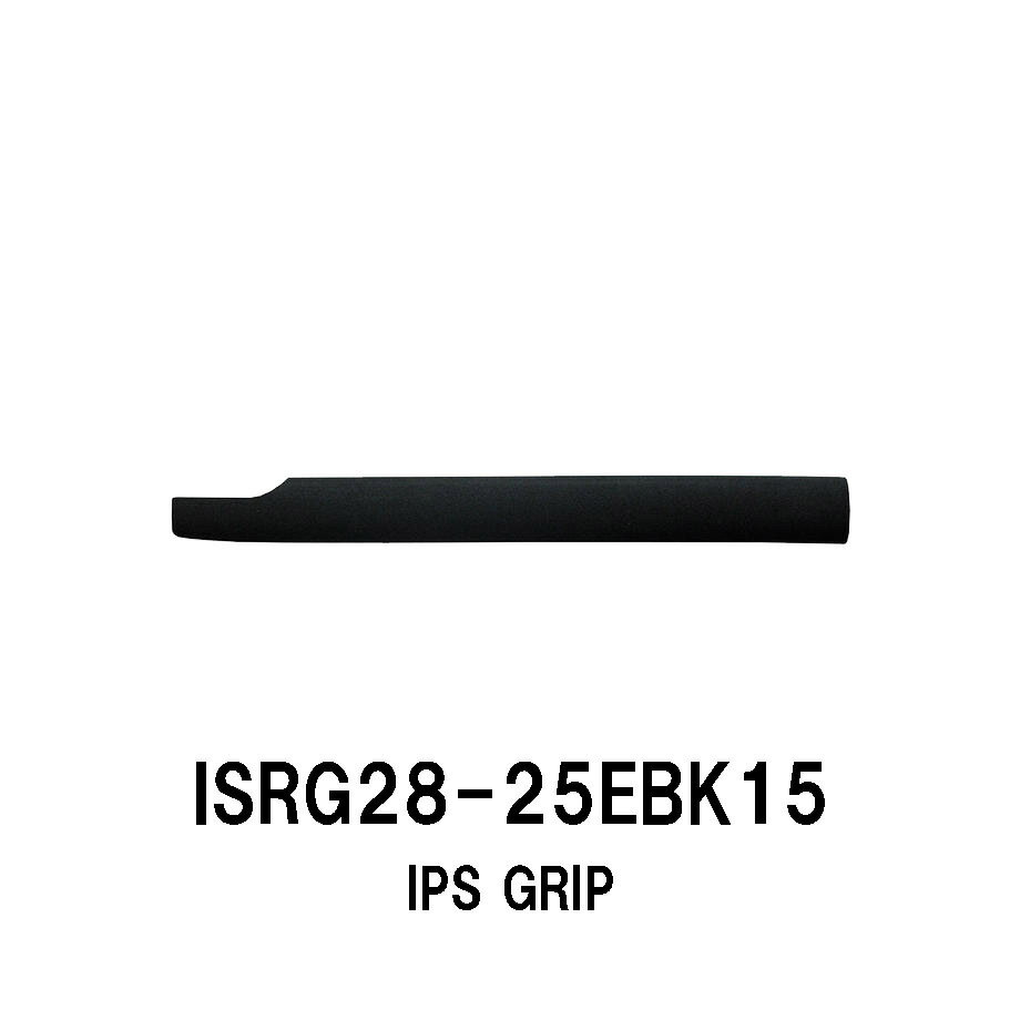 ISRG28-25EBK15 IPS用グリップ EVAグリップ 全長250mm 内径15.0mm 外径28.0mm FujiリールシートIPS用 ストレートリアグリップ Black ブラック パイプシート ジャストエース JUSTACE ファイブコア リールシート 釣り フィッシング ロッドビルディング グリップ