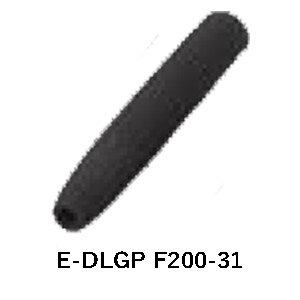 E-DLGP F200-31 フォーグリップ用 EVAグリップ DPS-LBSD22用 全長200mm 内径11.0mm 外径31.0mm フォアグリップ Black ブラック グリップ パイプシート リールシート Fuji 富士工業 フジ ロッドビルディング 釣り フィッシング ロッドパーツ