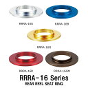 RRRA-16 Series リアリールシートリング 外径28.0mm 内径15.3mm 厚み1.5mm ゴールド シルバー ブルー レッド ガンメタ 金 銀 赤 青 TBS-16用リールシート アルミ ジャストエース JUSTACE ファイブコア ロッドビルディング 釣り フィッシング 釣具 ロッドパーツ