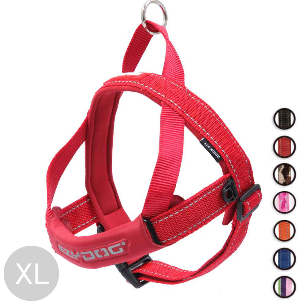 EZYDOG クイックハーネス XL［胴輪／イージードッグ／おしゃれ／オシャレ／散歩／ペット／犬／オーストラリア／大型犬／超大型犬／キャンプ／アウトドア］