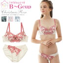 アンテシュクレ intesucre なでしこブラ クリスマスローズ ブラセット 全4色 C-G/65-75 IBT251【pb18w】【p】【glq1】【】