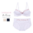 【50%OFF】アンテシュクレ intesucre 毎日フィットブラ ブラセット 優しくふっくらタイプ 全3色 A-E/65-75 IBT327
