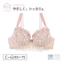 【50%OFF】アンテシュクレ intesucre なでしこブラ ブラジャー単品 CDEFGカップ アンダー 65/70/75cm IBT363