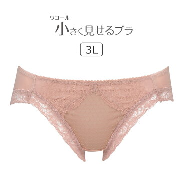 【25%OFF】ワコール 小さく見せるブラ BRB492シリーズ スタンダードショーツ 全2色 3L PRA192