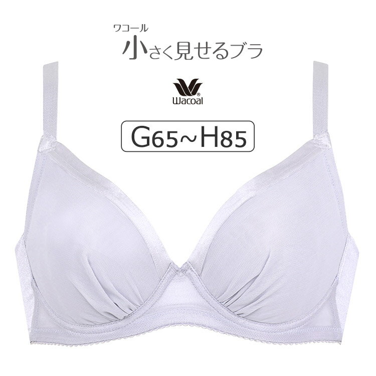 【20％OFF】ワコール 小さく見せるブラ BRB422シリーズ ブラジャー単品 全3色 G-H/65-85 BRB422