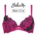 【30％OFF】ワコール サルート 74G Real Up Bra ブラジャー単品 全5色 B-C/65-75 BTJ474