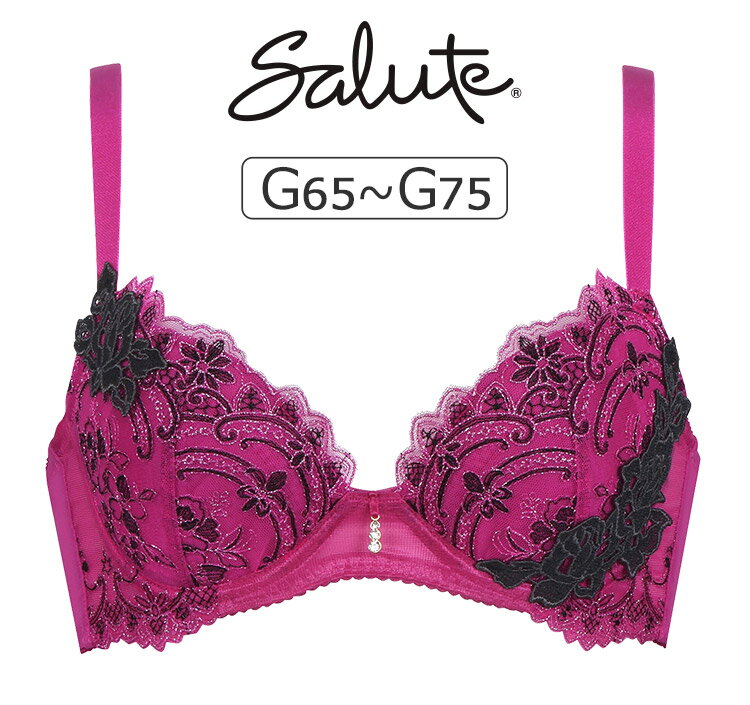 【30％OFF】ワコール サルート 74G Real Up Bra ブラジャー単品 全5色 G/65-75 BTJ474