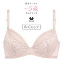 ワコール ブラジャー 【26％OFF】ワコール 背中すっきり-5歳をめざすブラ BRB475シリーズ ブラジャー単品 BCカップ BRB475