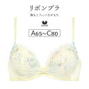 ワコール リボンブラ 胸もとフィットながもち BRB410シリーズ ブラジャー単品 ABC アンダー65/70/75/80cm BRB410