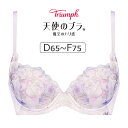 【23%OFF】トリンプ 天使のブラ 魔法のハリ感 TR606シリーズ ブラジャー単品 DEFカップ アンダー65/70/75/80cm TR606WHU