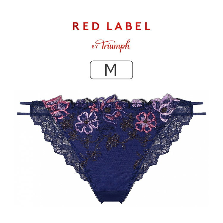 ※メーカー希望小売価格はメーカー商品タグに基づいて掲載しています。Details Color Variation Related Items ブラジャー(BCカップ) ブラジャー(DEFカップ) スタンダードショーツ(M・L) スタンダードショーツ(LL) ボーイレングスショーツ Tバックショーツ Item Data 【おすすめポイント】 ・夜に咲く花をイメージした煌めくレース ・肌ざわり柔らかなTバックショーツ 【こんなあなたにおすすめ】 ・特別感のある一枚が欲しい ・Tバックショーツが好き ・ヒップラインをきれいに見せたい 【機能詳細】 フロント脚口がハイレグにカットされているので、鼠径部の圧迫が少なく、脚のラインがきれいに見えます。 バック部分には伸縮性のあるソフトな風合いの身生地を使用しているので肌触りが柔らかいです。 裏打ちは綿100％で通気性がよく快適です。 同シリーズのブラジャー1型のコーディネイトアイテムがあります。 【デザイン】 夜咲く花をイメージしたラメ糸を使用した刺しゅうレースと、繊細な編みレースを組み合わせて、星空のきらめきを表現したレース。 サイドはループ（紐）、フロント部分にはヴェールを掛けたようなレースを使用したデザインです。 フロントのはきこみは浅く、ヒップ部分の生地が少ないTバックタイプのショーツです。 ※裁断の関係上、柄の出方が画像と多少異なる場合があります。 ブランド Triumph[トリンプ] サイズ M(ヒップ87-95cm) カラー M011(ライトイエロー系)、M014(ブラック)、M019(ライトピンク系) 素　材 身生地：ナイロン80％、ポリウレタン20％ 裏打：綿100％ テープ部：ナイロン 90％、ポリウレタン 10％ レース部：ポリエステル、ナイロン、その他 取扱い上注意 お洗濯は、必ず「取り扱い表示」にしたがってください。 ※なるべく実際の商品に近い色味を再現しておりますが、モニター等の条件により、画面上と実物では色味が異なって見える場合がございます。 またレースやプリント柄の商品は、画像とは柄の位置等が異なる場合がございます。あらかじめご了承下さい。 関連キーワード：Triumph 天使のブラ レッドレーベル バイ トリンプ