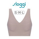 トリンプ スロギー ゼロフィール 綿混 カップ付きハーフトップ Vネック S/M/L G068N-Top2