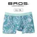【25%OFF】ワコール ブロス BROS ボクサーパンツ メンズ 前閉じ ノーマル丈 LL/3L GT3371