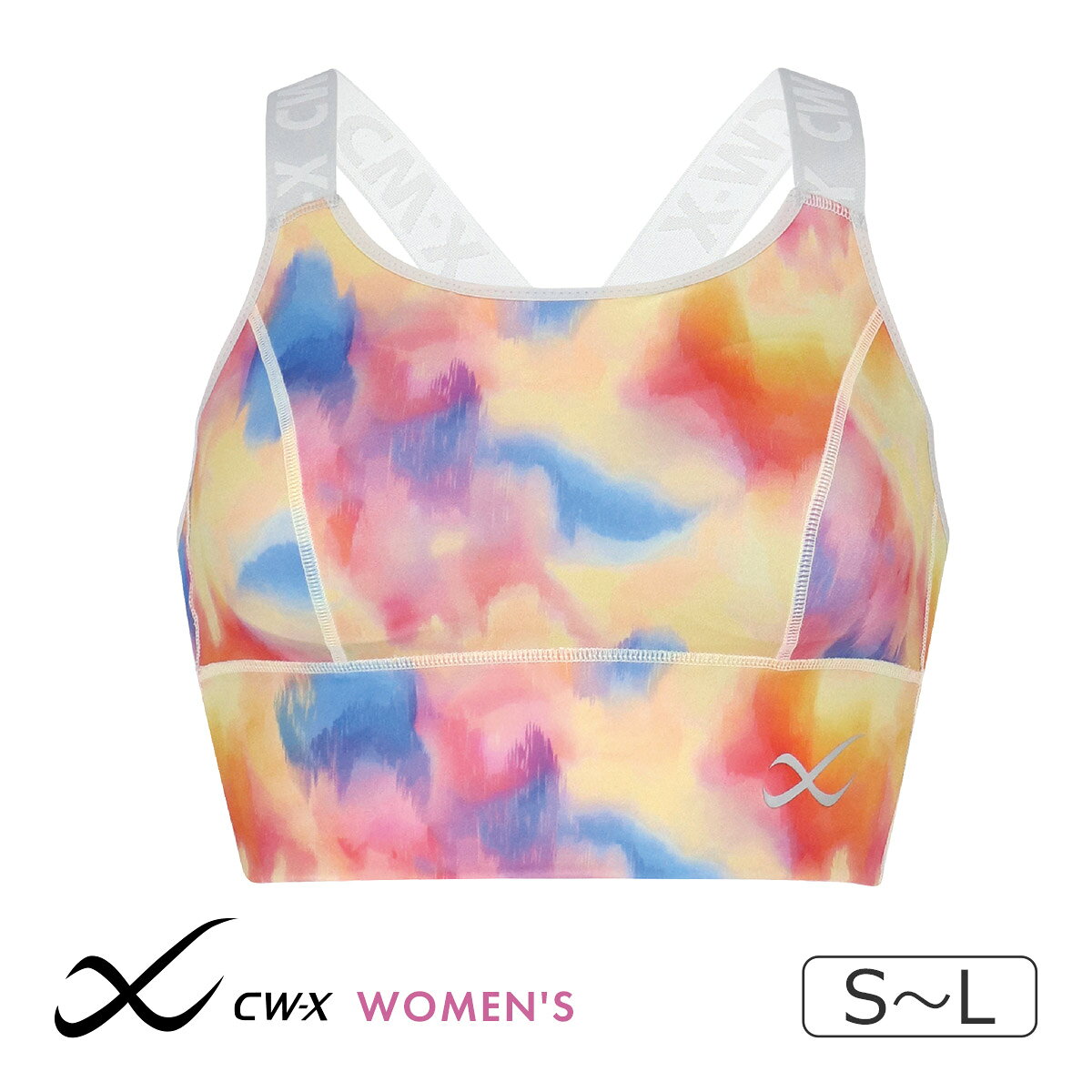 ※メーカー希望小売価格はメーカー商品タグに基づいて掲載しています。Details &nbsp; Color Variation Item Data ユレ・ズレをおさえて動きやすい。 Support Type MEDIUM ■SPORTSゆれケアBra ■トレーニング・ジョギング・ダンス等、さまざまなアクティブシーンに ●デルタサポート機能でバストのユレを軽減。まるくてきれいなバストシルエットをキープ ●成型カップ内蔵。自然なまるみの成型カップで、バストラインを美しくととのえます ※成型カップは取りはずしできません ・足から着用するステップインタイプ ・バックスタイル：カラダになじみやすいクロスバック ・丈が長めのブラレットタイプ ・アンダーバスト：ワサ（折り返し）始末で、フラット。段差になりにくく、しめつけを感じにくい ・吸汗速乾（本体） ※「ゆれケア」とは、バストを運動時の揺れから守ることです ※長時間のランニングなどに使用される際、摩擦が生じて肌を傷つける恐れがあります。 違和感を感じられた場合は、ただちにご使用を中止してください &nbsp; ブランド WACOAL[ワコール]／CW-X サイズ S(トップ72-80cm、アンダー63-68cm) M(トップ79-87cm、アンダー63-78cm) L(トップ86-94cm、アンダー63-83cm) カラー BL、LG、OB、SP 素　材 ポリエステル、ナイロン、ポリウレタン カップ パッド受けなし 取扱い上注意 ※お洗濯は、必ず「取り扱い表示」にしたがってください。 ※なるべく実際の商品に近い色味を再現しておりますが、モニター等の条件により、画面上と実物では色味が異なって見える場合がございます。 またレースやプリント柄の商品は、画像とは柄の位置等が異なる場合がございます。あらかじめご了承下さい。 関連キーワード：Wacoal シーダブリューエックス シーダブルエックス 吸汗速乾