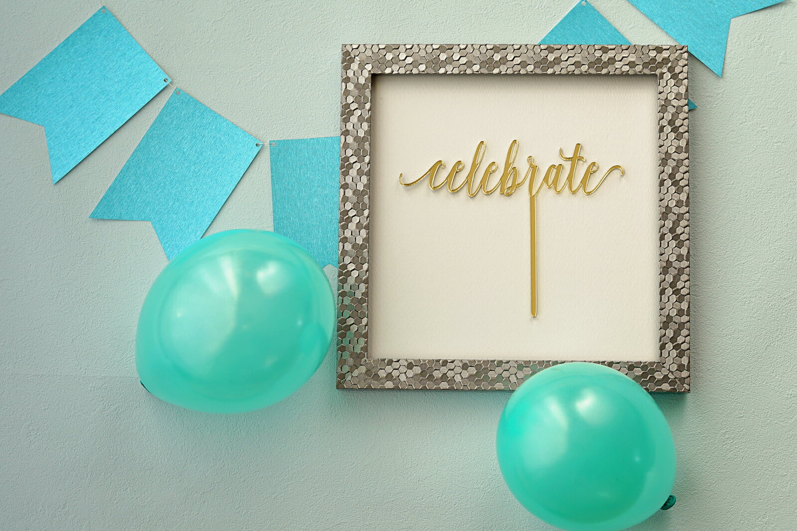 Celebrate - おめでとう　ケーキトッパー