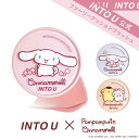 INTO U【公式 / 国内発送】「シナモロール」「ポムポムプリン」コラボ / ファーリークッションブラッシュ / 全3色 / チーク / クッションチーク /...