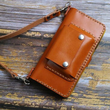 スマホショルダー 本革 レザー 手縫い 名入れ 刻印 アイフォン全機種対応 スマホケース full grain Leather ショルダーストラップ iPhone 13 mini iPhone 13 Pro iPhone 13 Pro Max iPhone SE3 iPhone 12 Galaxy SC-51B/SCG09 Pixel 6