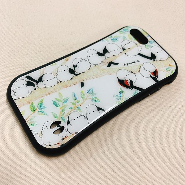 Rakuten - グリップケース フォンケース シマエナガのえだしまだんご（ぶら下がり） iPhone SE（第3世代） iPhone X iPhone XR iPhone Xs iPhone 8 iPhone 7 iPhone 8 plus カバー アイフォンケース