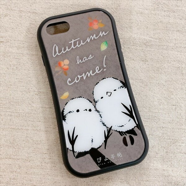 Rakuten - グリップケース シマエナガのAutumn2020 iPhone 12 iPhone 12 Pro iPhone 12 Pro Max カバー アイフォンケース