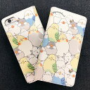 手帳型スマートフォンケース ぴよ手帖シリーズ「シマエナガのインコと文鳥がいっぱい」 iPhone SE（第3世代） iPhone X iPhone XR iPhone Xs iPhone 8 iPhone 7 iPhone 8 plus カバー アイフォンケース