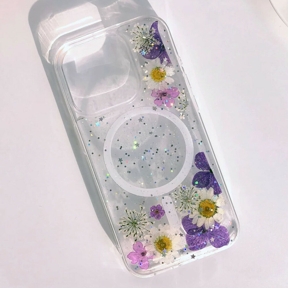 Rakuten - スマホケース 押し花 MagSafe対応 カバー iPhone16 Plus iPhone17 Pro Max iPhone15 iPhone16 Pro Max ピクセルケース アイフォンケース アイフォンカバー iPhone17ケース iPhoneケース iPhone16ケース iPhone15ケース